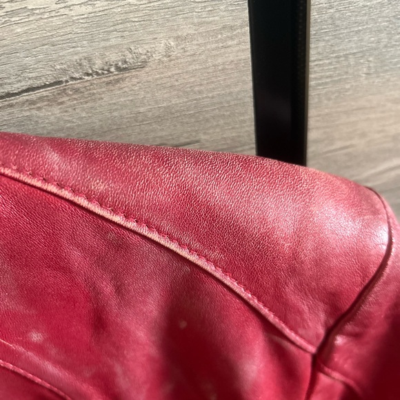 Danier Leather jacket red - Picture 4 of 4